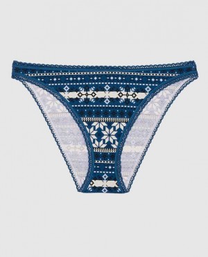 Women's La Senza Bikini Panty Underwear Blue | RajLHGeC