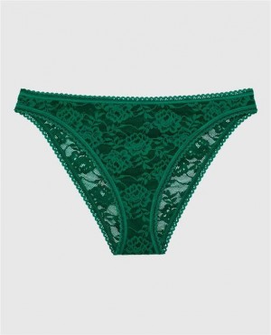 Women's La Senza Bikini Panty Underwear Green | oKBINDfq