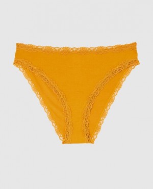 Women's La Senza Bikini Panty Underwear Limonite | 3Bi141fA