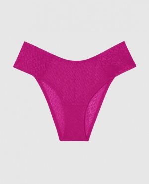 Women's La Senza Bikini Panty Underwear Pink | SKGlHOCm