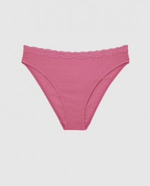 Women's La Senza Bikini Panty Underwear Rose | YKiskmyB