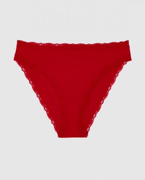 Women's La Senza Bikini Panty Underwear Red | KqLKpwJj