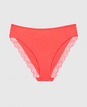 Women's La Senza Bikini Panty Underwear Red | 5wDx0Z3n