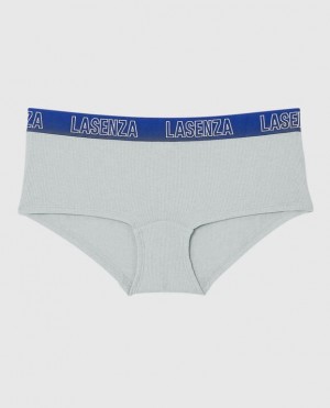 Women's La Senza Boyshort Panty Underwear Grey | LDIguYlQ
