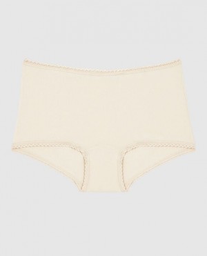 Women's La Senza Boyshort Panty Underwear Pearl | TSNnZJWl