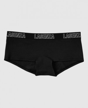 Women's La Senza Boyshort Panty Underwear Black | 8toyzPoF