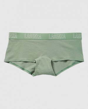 Women's La Senza Boyshort Panty Underwear Olive | aGD3Ubzy