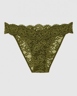 Women's La Senza Cheeky Panty Underwear Avocado | QjiljUzl