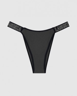 Women's La Senza Cheeky Panty Underwear Black | Boah80Hb