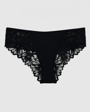 Women's La Senza Cheeky Panty Underwear Black | W9Y8APFB