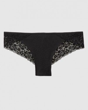 Women's La Senza Cheeky Panty Underwear Black | XLvmxCs2