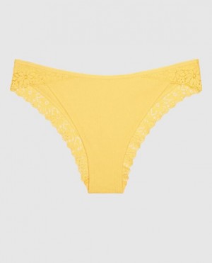 Women's La Senza Cheeky Panty Underwear Cream | dCTUHyUR