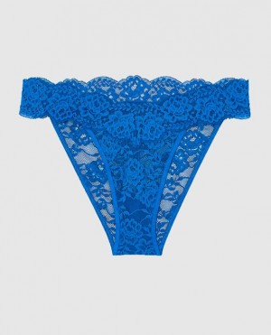 Women's La Senza Cheeky Panty Underwear Deep Blue | D3B5ZwjY