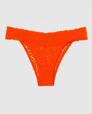 Women's La Senza Cheeky Panty Underwear Hot Glow | QnZznlSJ