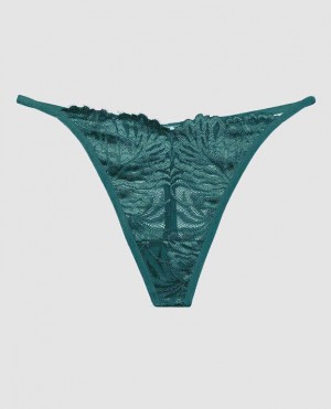 Women's La Senza G-String Panty Underwear Tidal Turq | mQo6c0tp