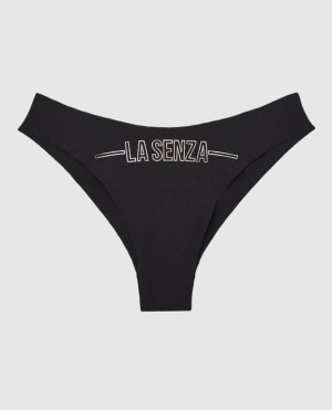 Women's La Senza High Leg Cheeky Panty Underwear LZA Graphic | v9X7NuNb