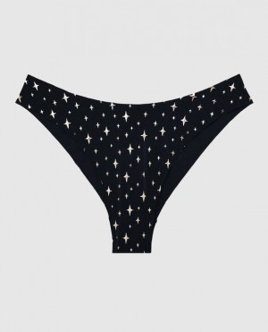 Women's La Senza High Leg Cheeky Panty Underwear Black | j9PUXesD