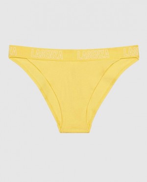 Women's La Senza High Leg Cheeky Panty Underwear Cream | jaKLoRm7