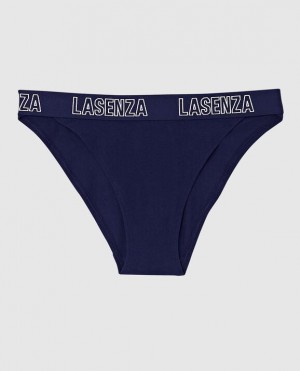 Women's La Senza High Leg Cheeky Panty Underwear Ocean Cavern | gxnXmECz