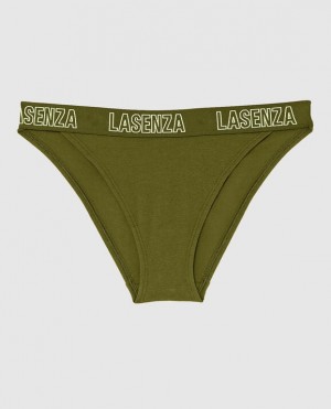 Women's La Senza High Leg Cheeky Panty Underwear Avocado | NfrqtpVb