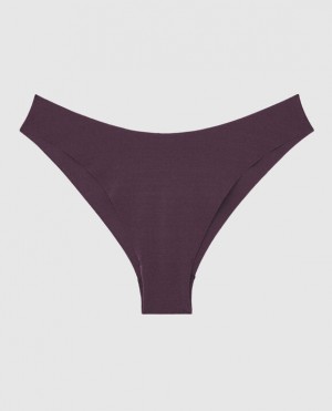 Women's La Senza High Leg Cheeky Panty Underwear Purple | iov1XNzJ