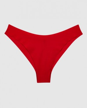 Women's La Senza High Leg Cheeky Panty Underwear Red | zSlBAH1Y