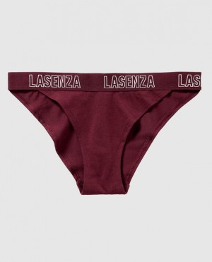 Women's La Senza High Leg Cheeky Panty Underwear Zinfandel | pzfxDUEM