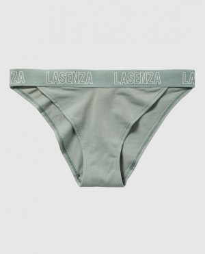 Women's La Senza High Leg Cheeky Panty Underwear Olive | nYREMUVY