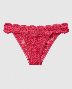 Women's La Senza High Leg Cheeky Panty Underwear Sweet Raspberry | J9tu6HZp