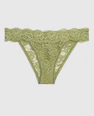 Women's La Senza High Leg Cheeky Panty Underwear Fern | v0zNYwxa