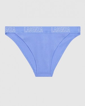 Women's La Senza High Leg Cheeky Panty Underwear Blue | IcfTlvke
