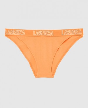 Women's La Senza High Leg Cheeky Panty Underwear Apricot | Bizm5rTI