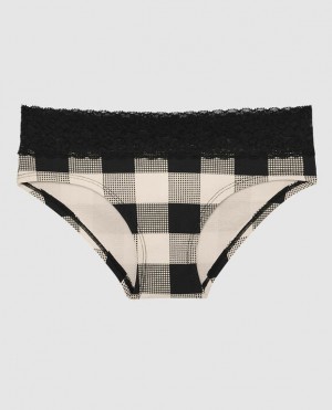 Women's La Senza Hipster Panty Underwear Festive Check | 8UGwjvaG