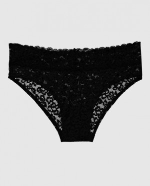 Women's La Senza Hipster Panty Underwear Black | 8sq8RZQP