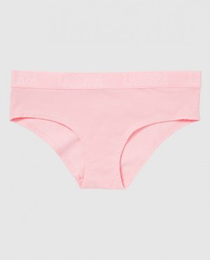 Women's La Senza Hipster Panty Underwear Pink White | wdyc8SB3