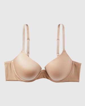 Women's La Senza Lightly Lined Demi Bras Rosetan | EDCGVhFw