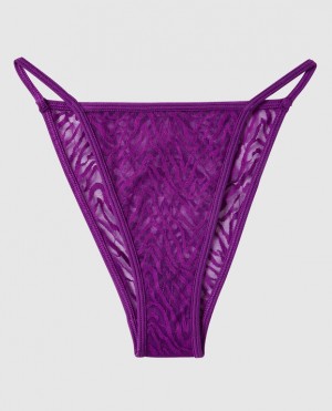 Women's La Senza Mini Cheeky Panty Underwear Purple | lP8vDUdA