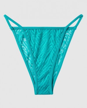 Women's La Senza Mini Cheeky Panty Underwear Turquoise | 4fGUduks