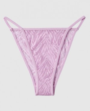 Women's La Senza Mini Cheeky Panty Underwear Purple | 09cFP9WD