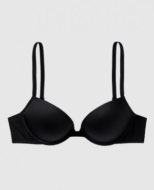 Women's La Senza Push Up Bras Black | Aagm47Lq