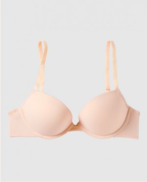 Women's La Senza Push Up Bras Pink | fwS71YD3