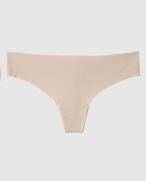 Women's La Senza Thong Panty Underwear Rosetan | bV2xjOe5