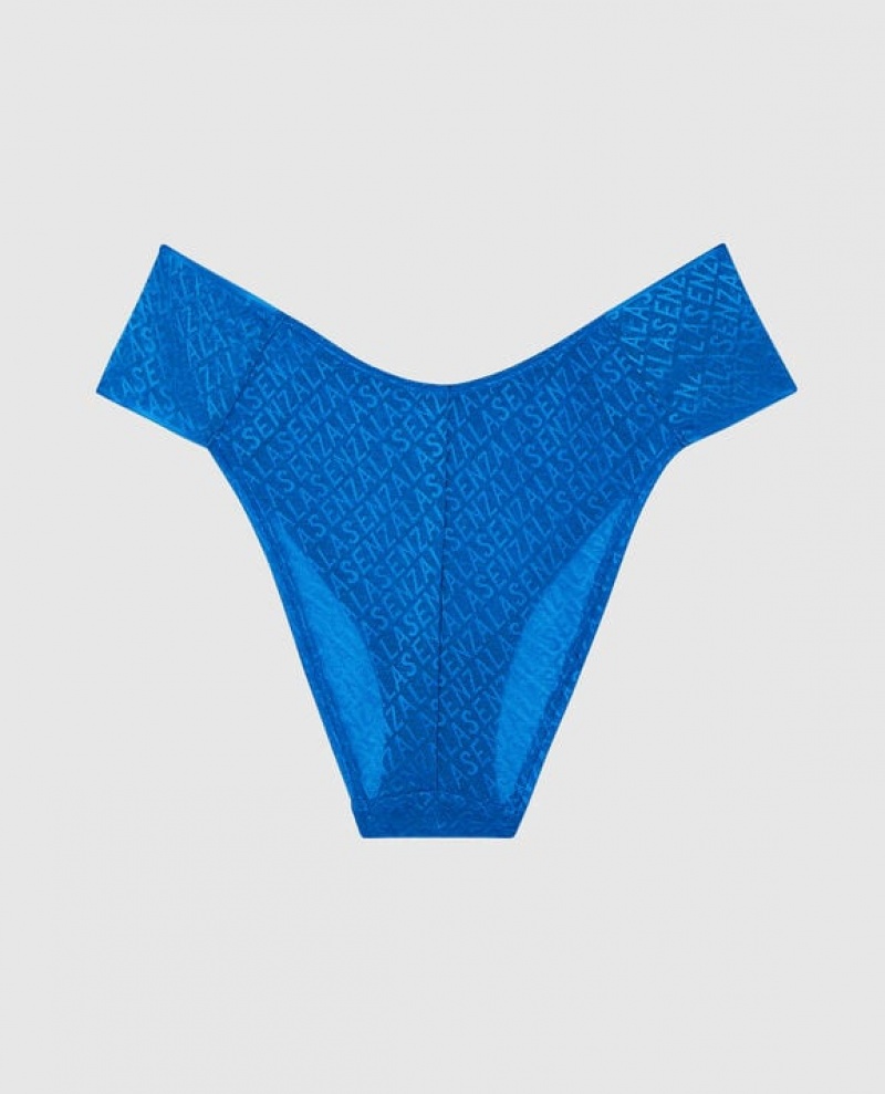 Women's La Senza Bikini Panty Underwear Deep Blue | rEyNOqA2