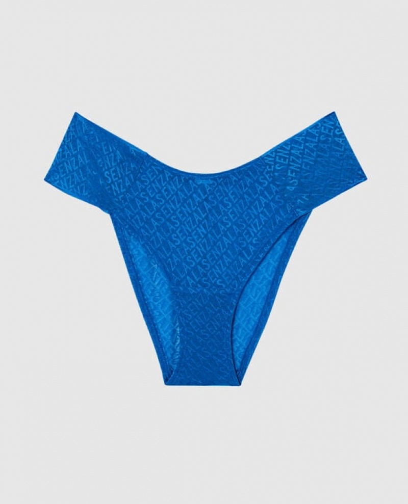 Women\'s La Senza Bikini Panty Underwear Deep Blue | rEyNOqA2