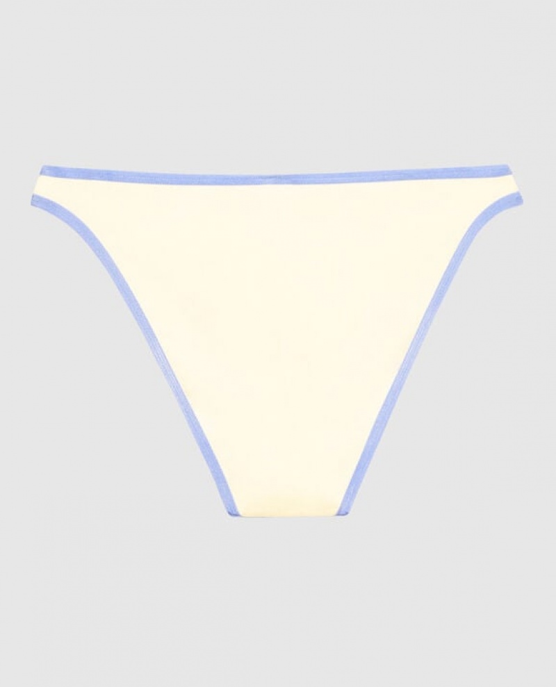 Women's La Senza Bikini Panty Underwear Egret | Oeb1IlCU