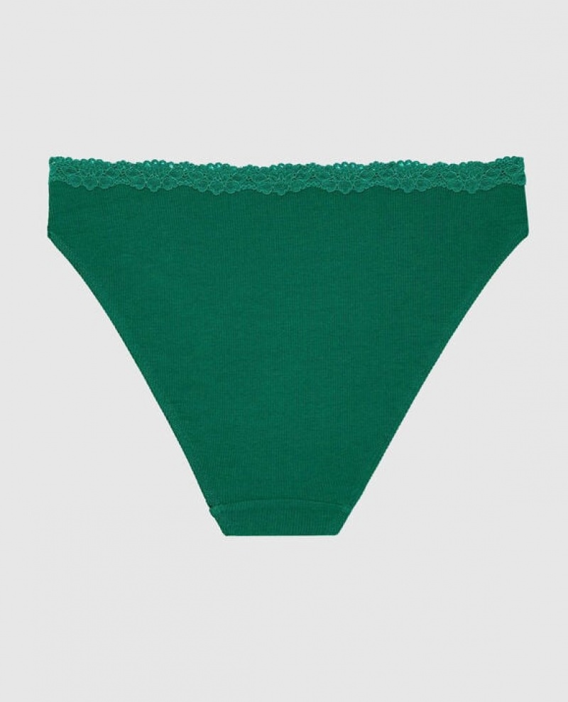 Women's La Senza Bikini Panty Underwear Green | qLl1jD8j