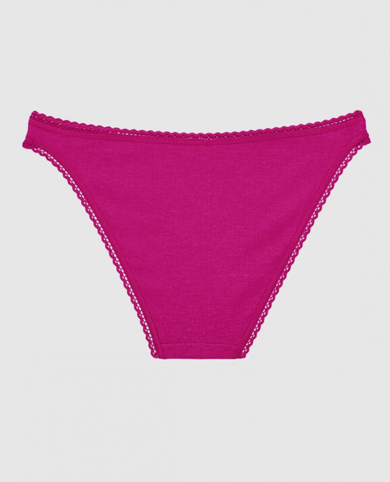 Women's La Senza Bikini Panty Underwear Pink | a9uCiAQo