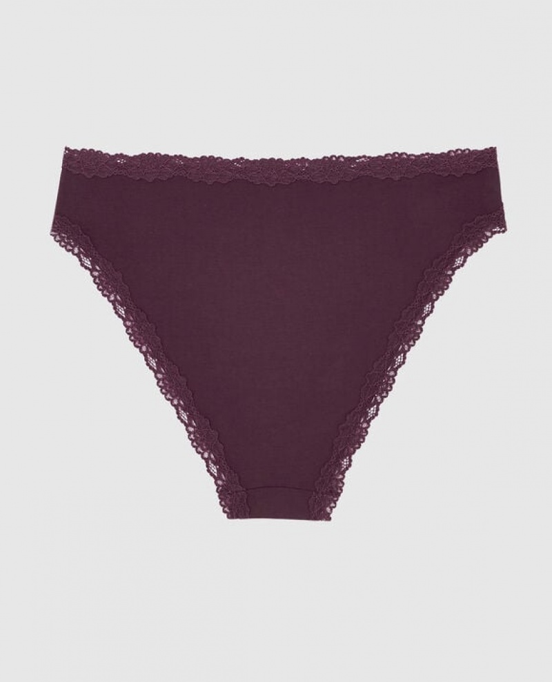 Women's La Senza Bikini Panty Underwear Purple | wjhSN0Y5