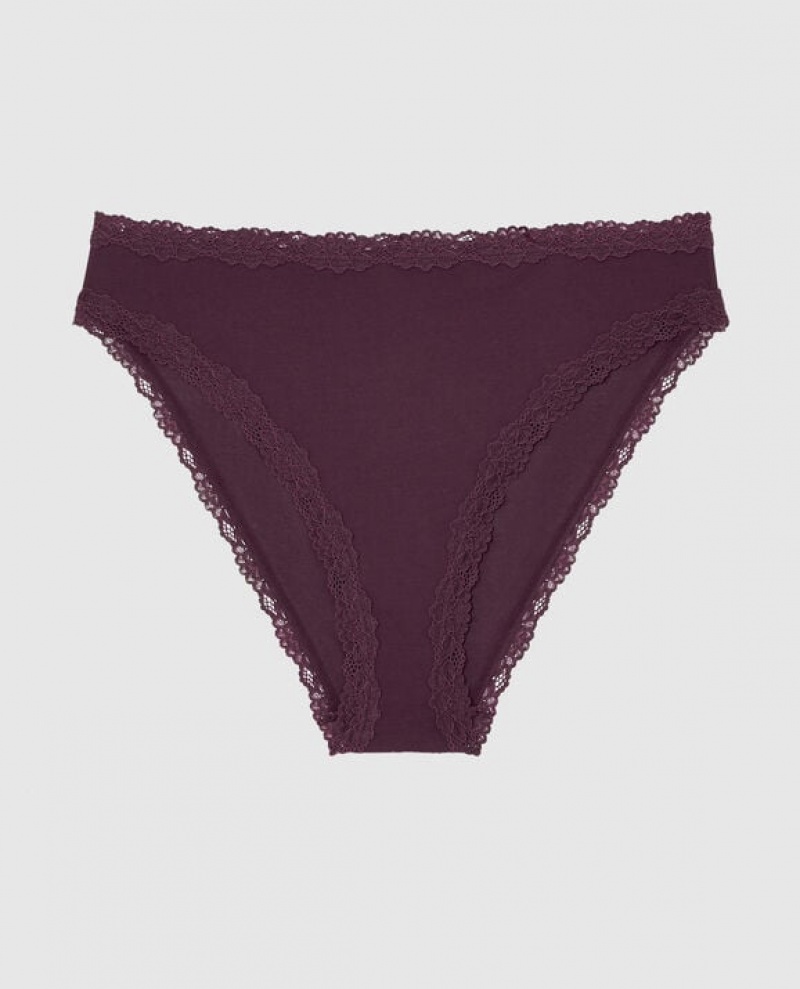 Women\'s La Senza Bikini Panty Underwear Purple | wjhSN0Y5