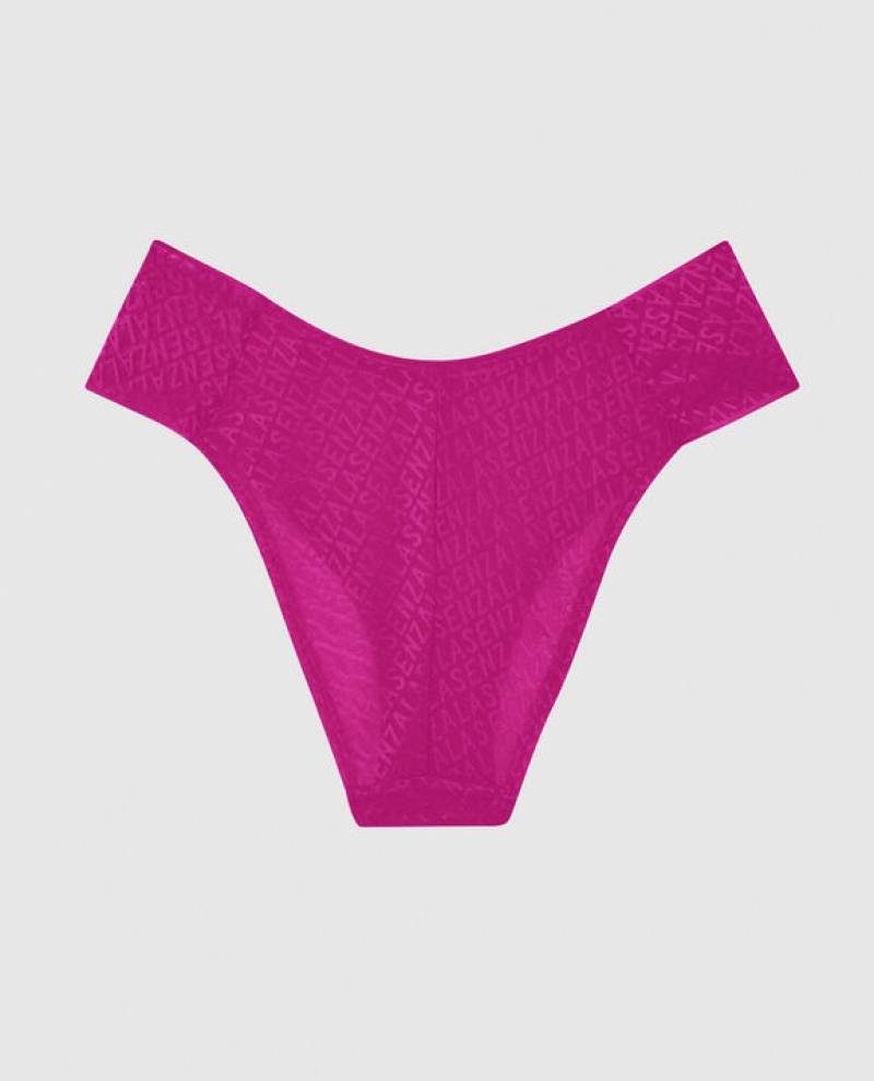 Women's La Senza Bikini Panty Underwear Pink | SKGlHOCm